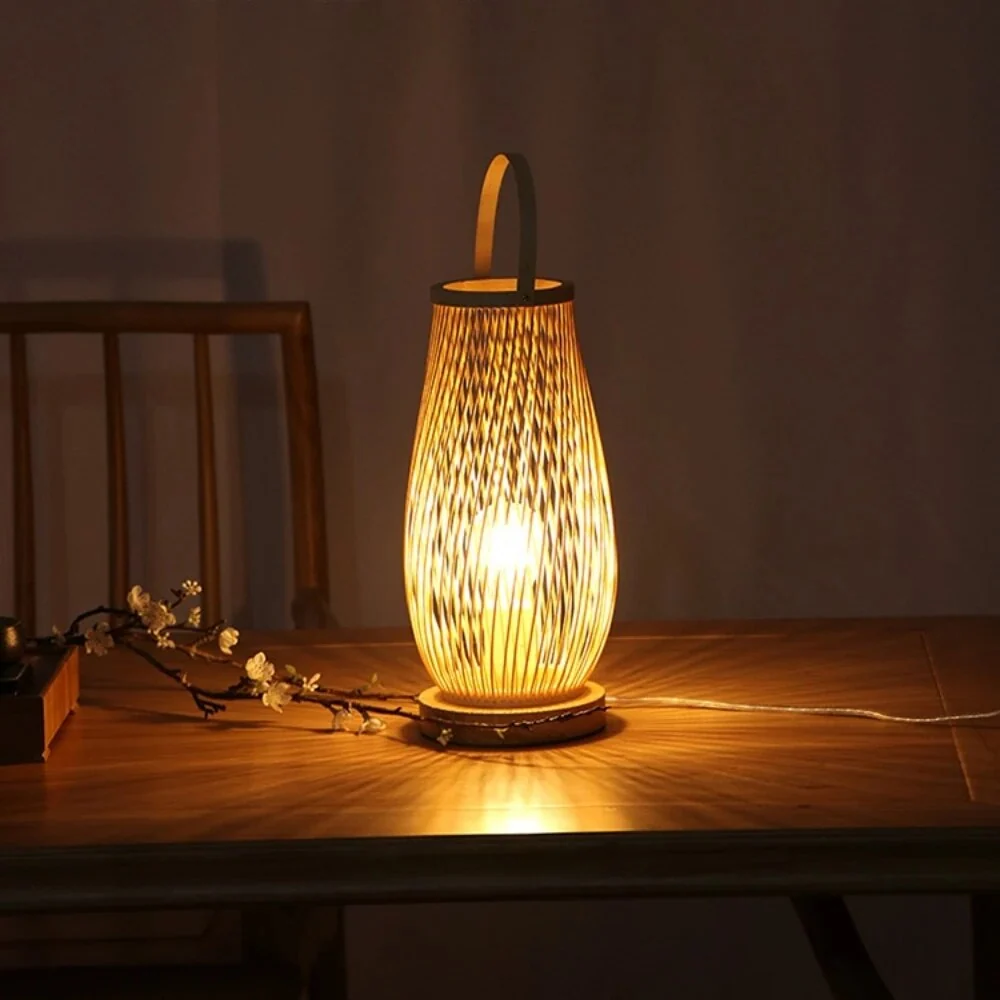 Lampe de Table Bambou