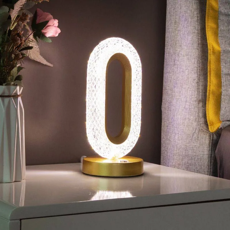Lampe de table cristal royal