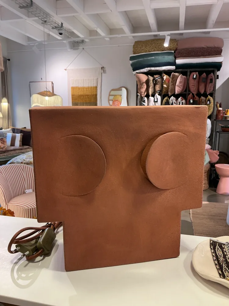 Lampe de table Eclipse terracotta GM