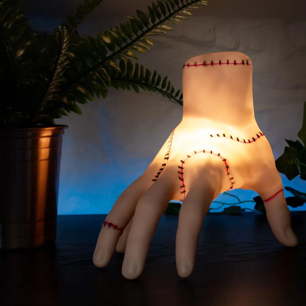 Lampe de table LED Mercredi Main glacée