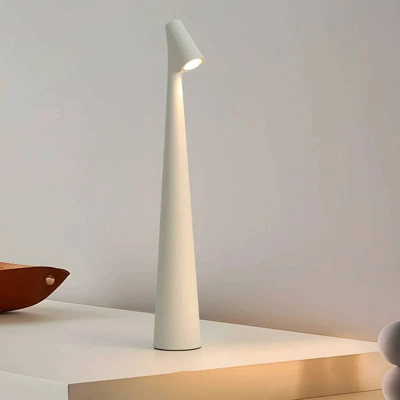 Lampe de table LED portable blanc