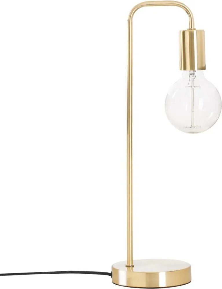 Lampe de table - Métal - Or - 46 cm