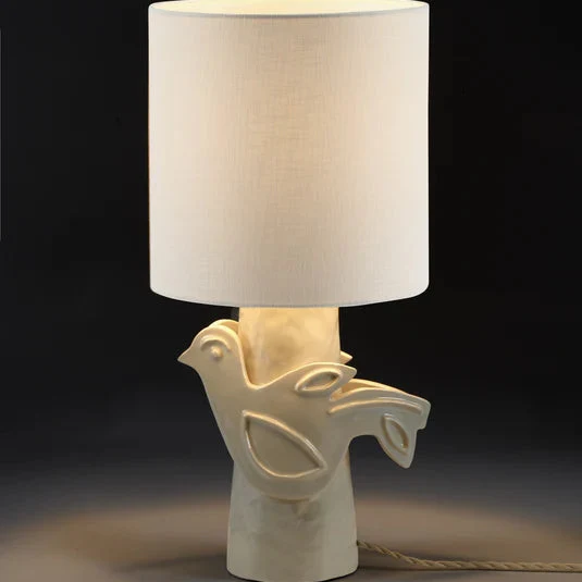 Lampe de table oiseau blanche Paloma de Marie Michielssen - Serax