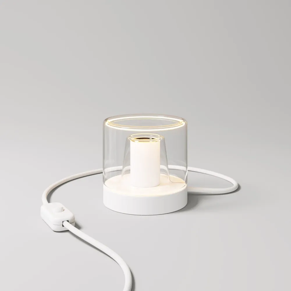 Lampe de table Posaluce Ghost - Blanc mat