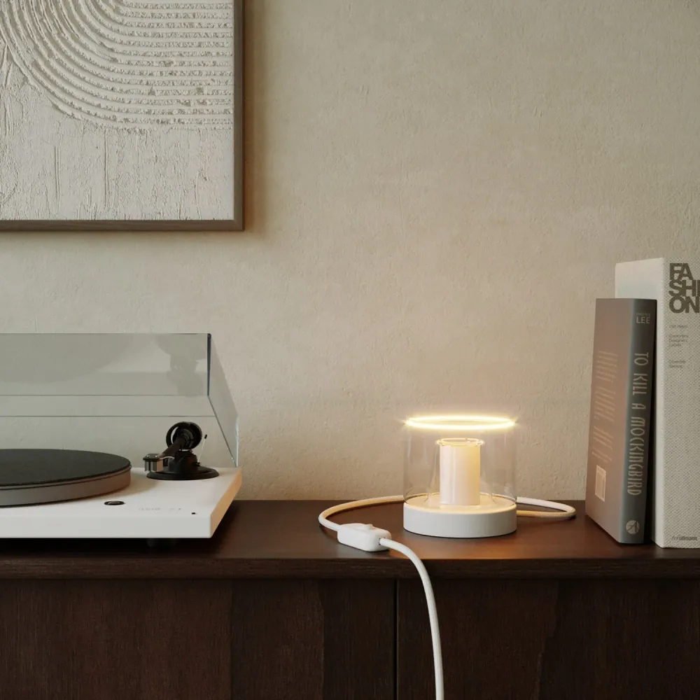 Lampe de table Posaluce Ghost - Blanc mat