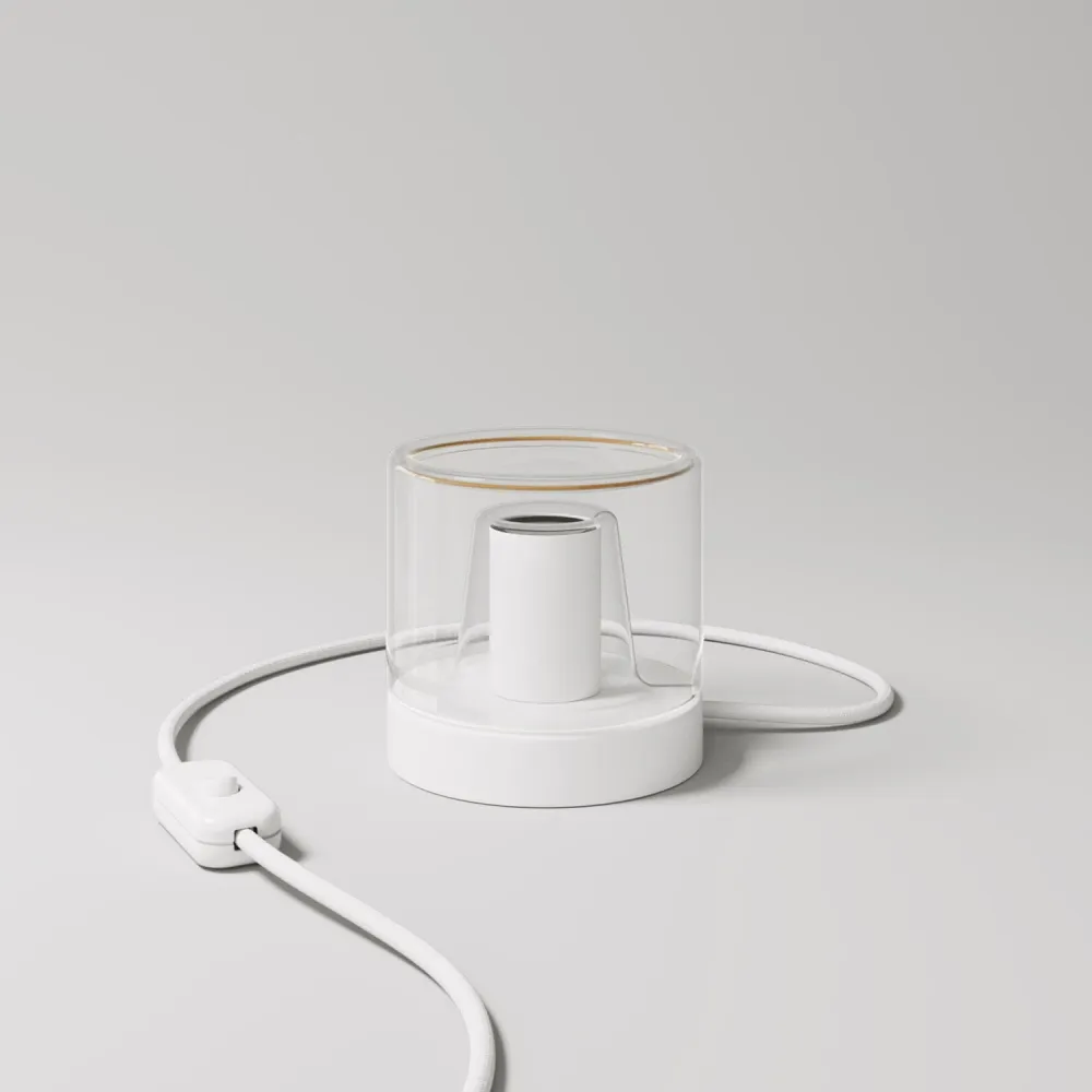 Lampe de table Posaluce Ghost - Blanc mat