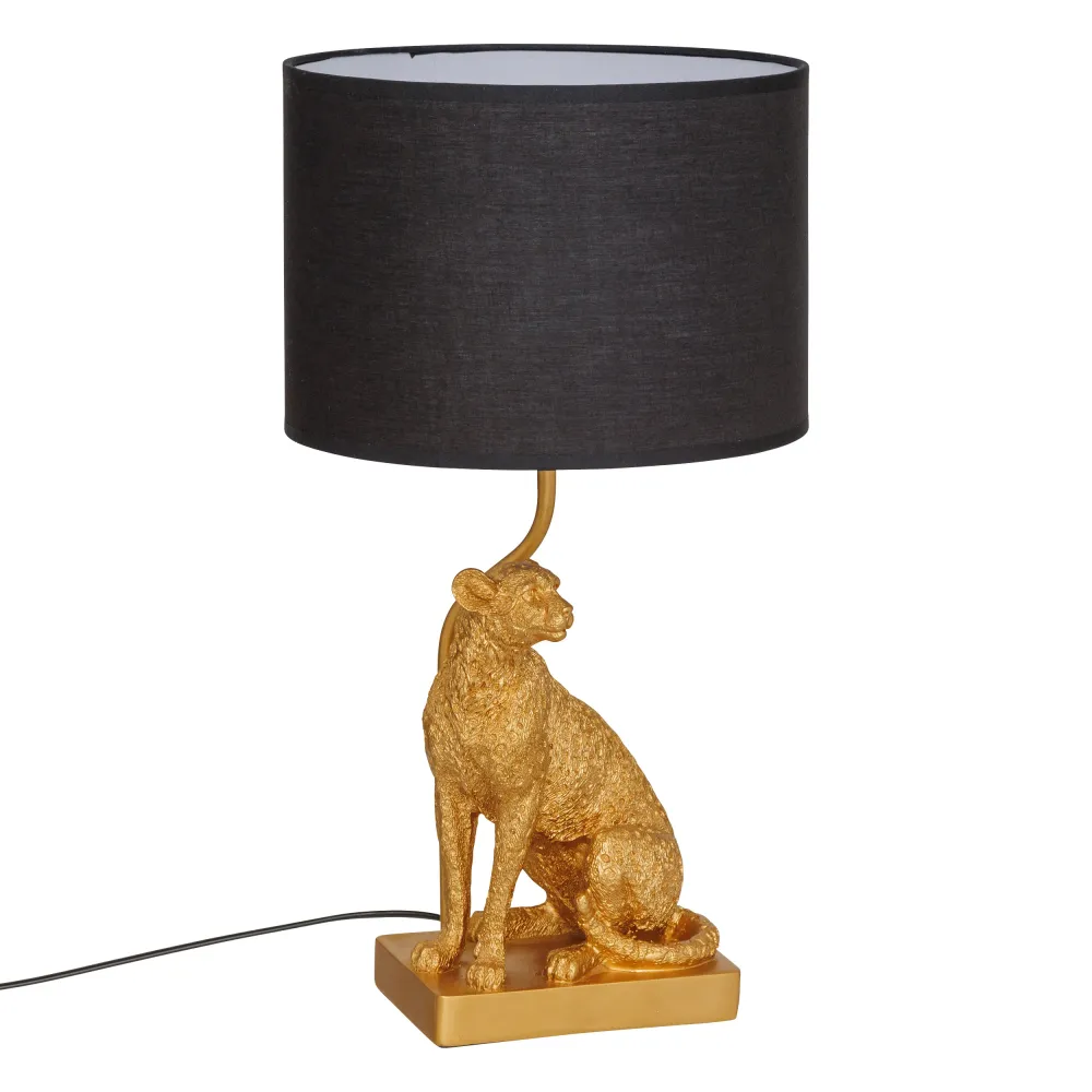 Lampe de table Rafa atmosphère - Ø18xh37cm - beige