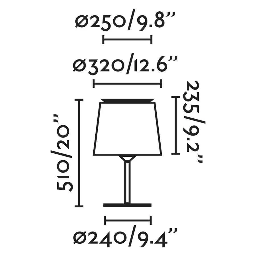 Lampe de table SAVOY noire et verte