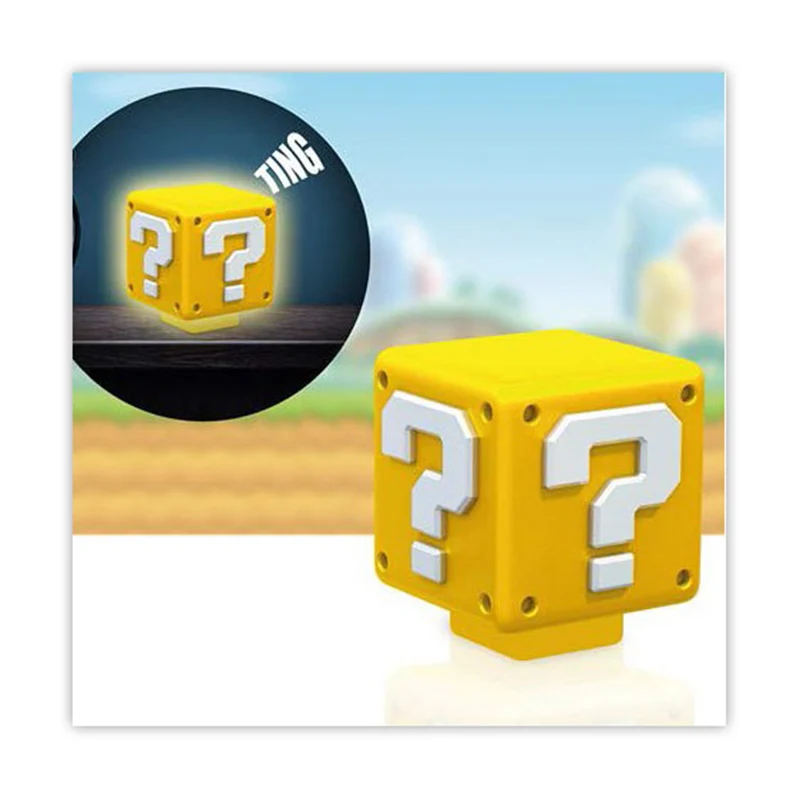 Lampe de table Super Mario Mini bloc de points d'interrogation