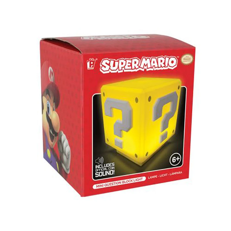 Lampe de table Super Mario Mini bloc de points d'interrogation