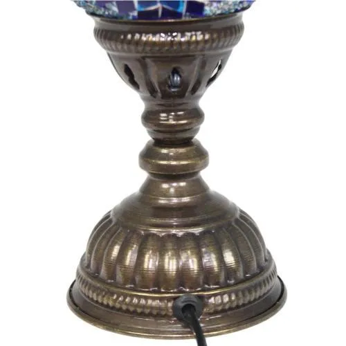 Lampe de table turque avec verre mosaïque - Nº1 Asrak