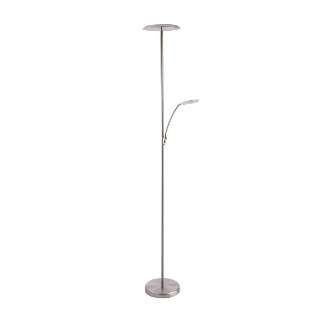 Lampe torchère kendal iggy nickel à del intégrée 1300 lm 3000k