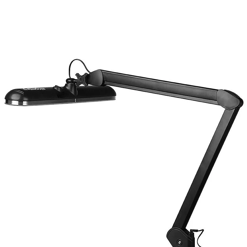Lampe de travail LED élégante 801-tl avec étau reg. intensité et couleur de lumière noire