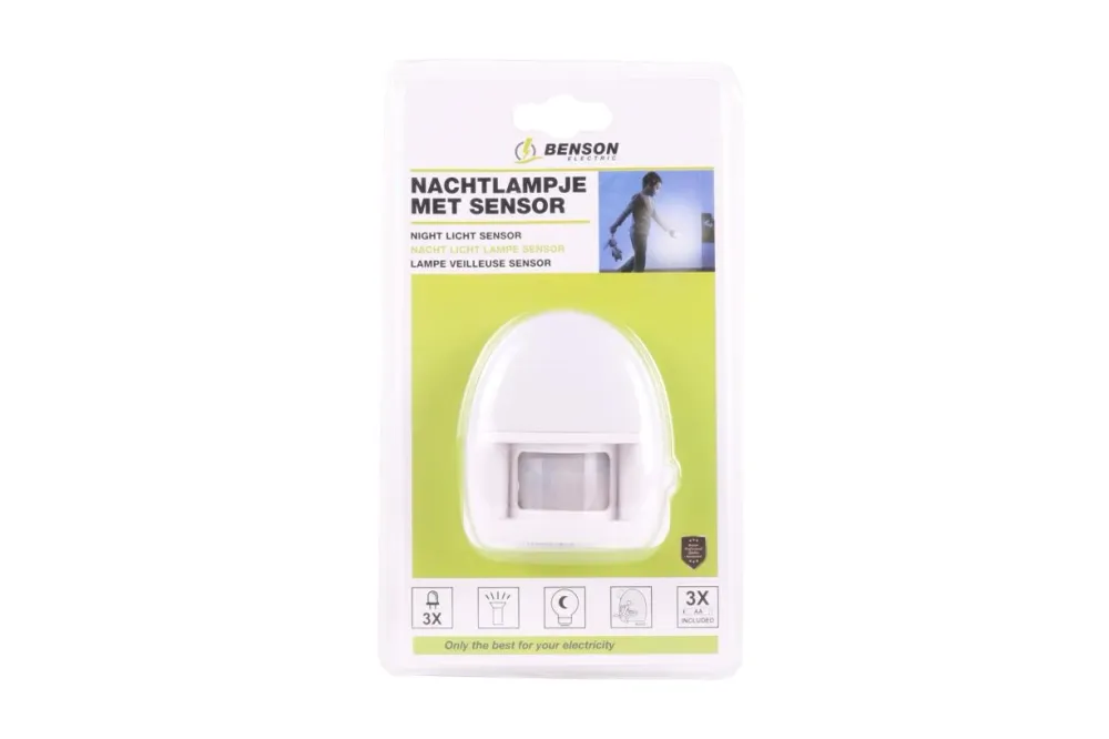 Lampe veilleuse sensor piles