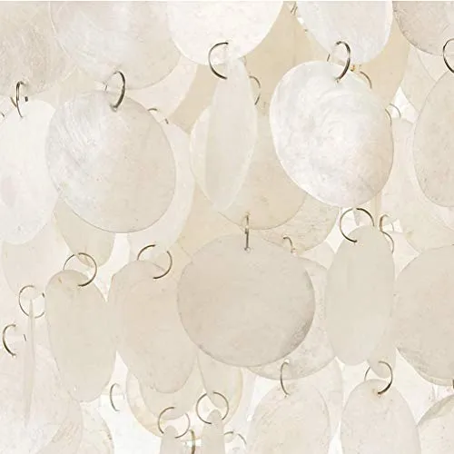 Suspension moderne pour chambre à coucher - Plafonnier en coquillages - Suspension en coquillage de centaines de Capiz - P...