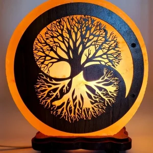 Lampe de Sel Arbre de Vie Yin-Yang 5KG L'AURA