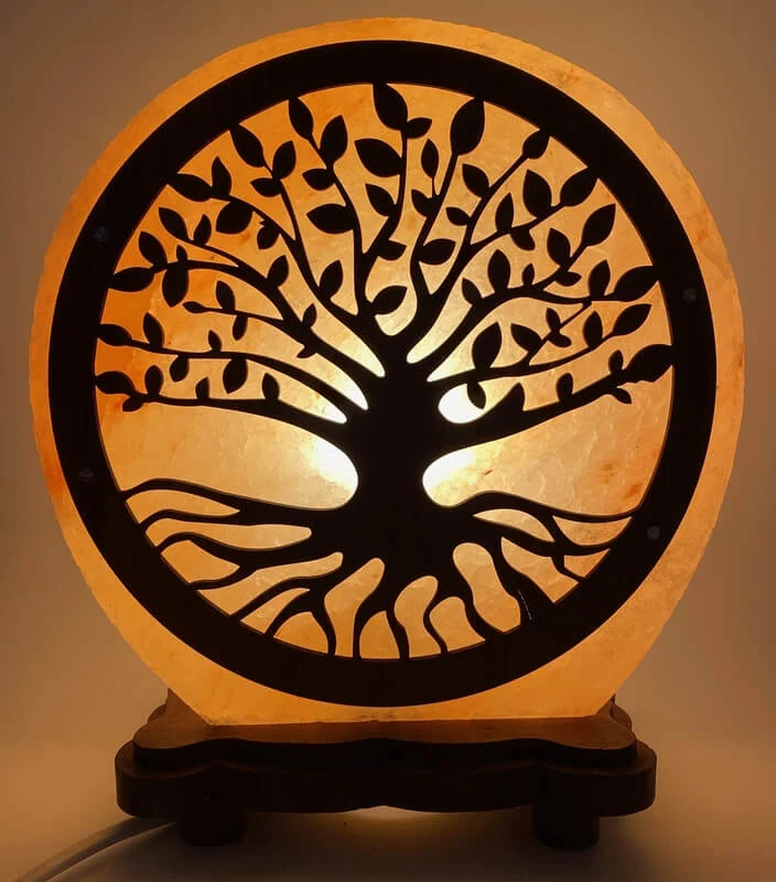 Lampe de Sel Himalaya Arbre de Vie Bis 5KG L'AURA