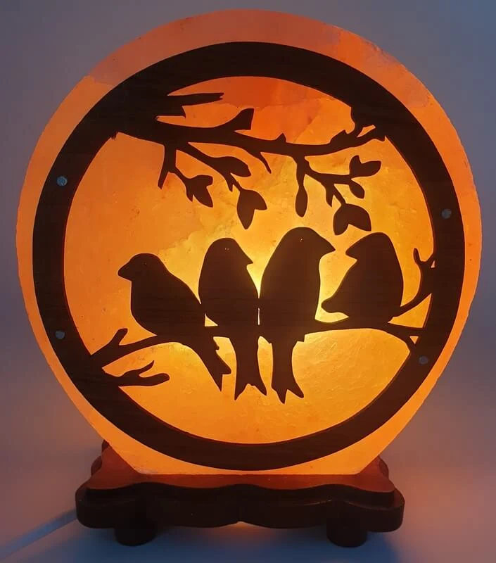 Lampe de Sel Oiseaux 5KG L'AURA