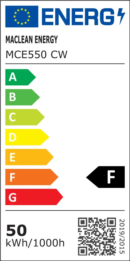 Halogène blanc froid 4000 lm 50 W Maclean MCE550 + support Led4U