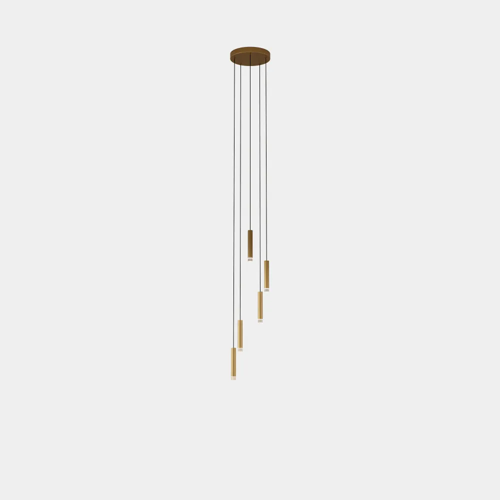 LedsC4 Candle XS 5-Light LED Chandelier Pendant Ceiling Lamp 00-8537-60-27