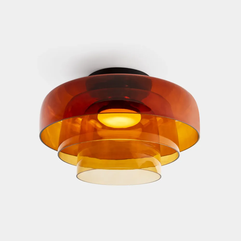 LedsC4 Levels Ceiling ceiling light 3 lights Ø42cm + Ø32cm + Ø22cm LED 28 15-A136-05-15