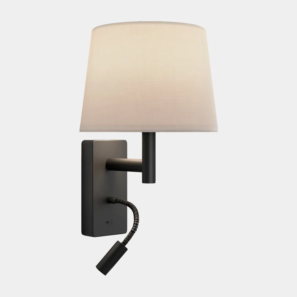 LedsC4 Metrica Shade Extend Reader LED E27 17.3 warm 2700K wall light without shade 05-8401-05-82