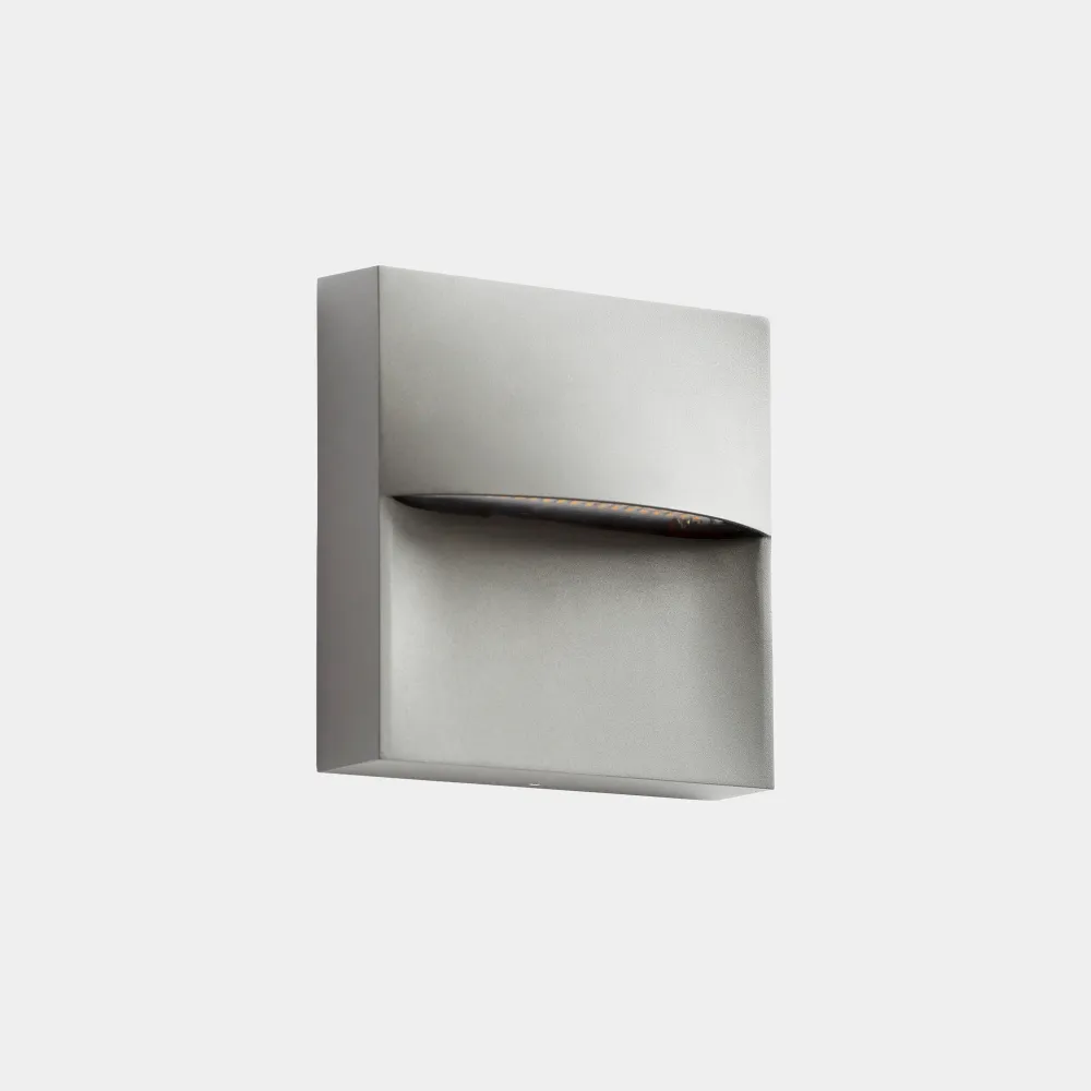 LedsC4 Wall Lamp IP66 Sam 140Mm LED 3.5 Sw 2700-3200-4000K Gray 269Lm 05-E059-34-EH