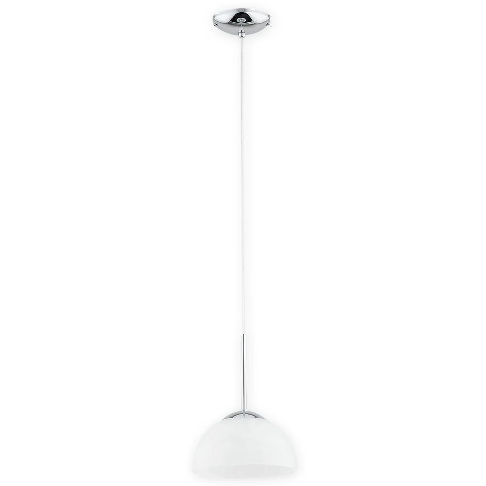 Lampe pandant Lemir Freja 1xE27 acier Glossy