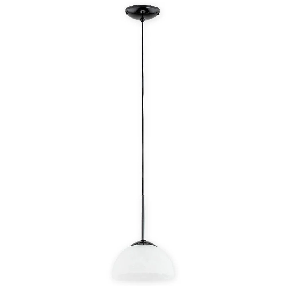 Lampe pandant Lemir Freja 1xE27 acier Glossy