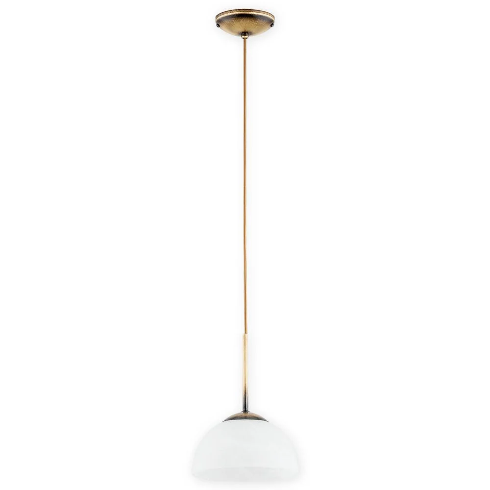 Lampe pandant Lemir Freja 1xE27 acier Glossy