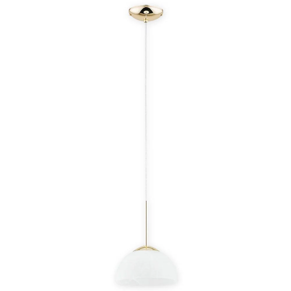 Lampe pandant Lemir Freja 1xE27 acier Glossy