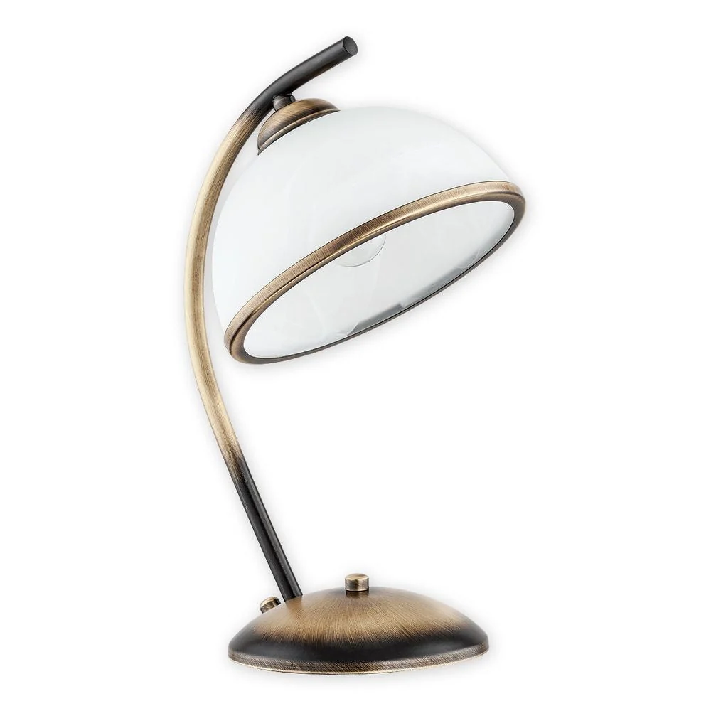 Lampe de table Lemir Altea 1xE27 acier Chrome