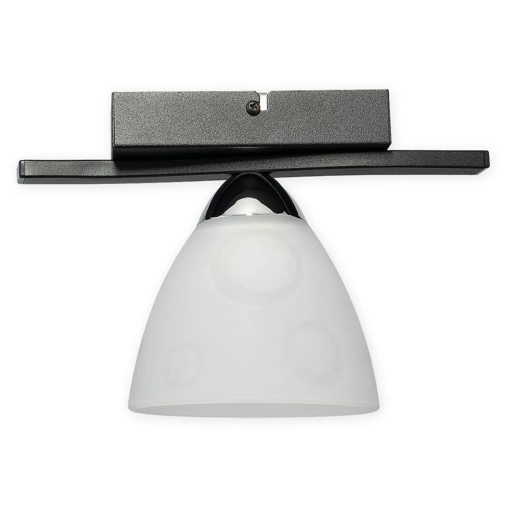Plafonnier Lemir Magni 1xE27 acier noir mat