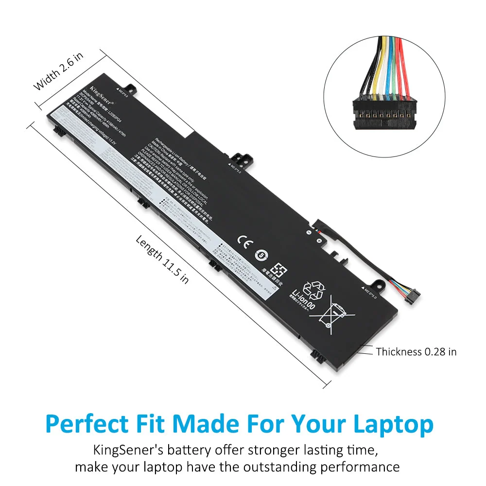 L22X3PG4 L22D3PG5 Laptop Battery 47Wh Lenovo ThinkPad E14 Gen 5/6 E16 Gen 1 /2 Series