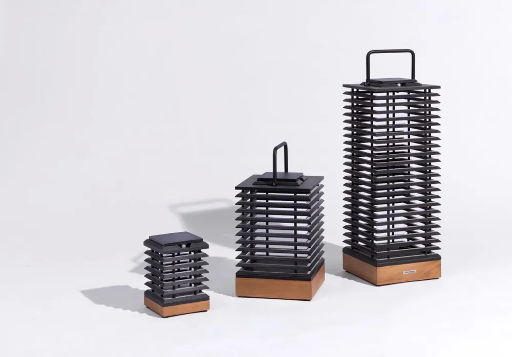 Les Jardins Tekura Lampe table solaire 300 Lumens