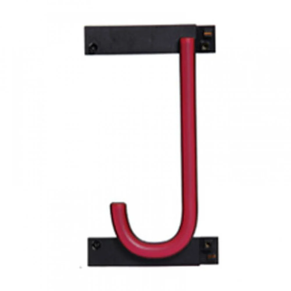 Lettre LED Neon J largeur 74Mm Hauteur 161Mm Contexte 38Mm