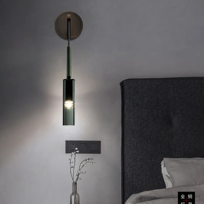 ÉléganceVerre - Lampe Murale Scandinave Fumée