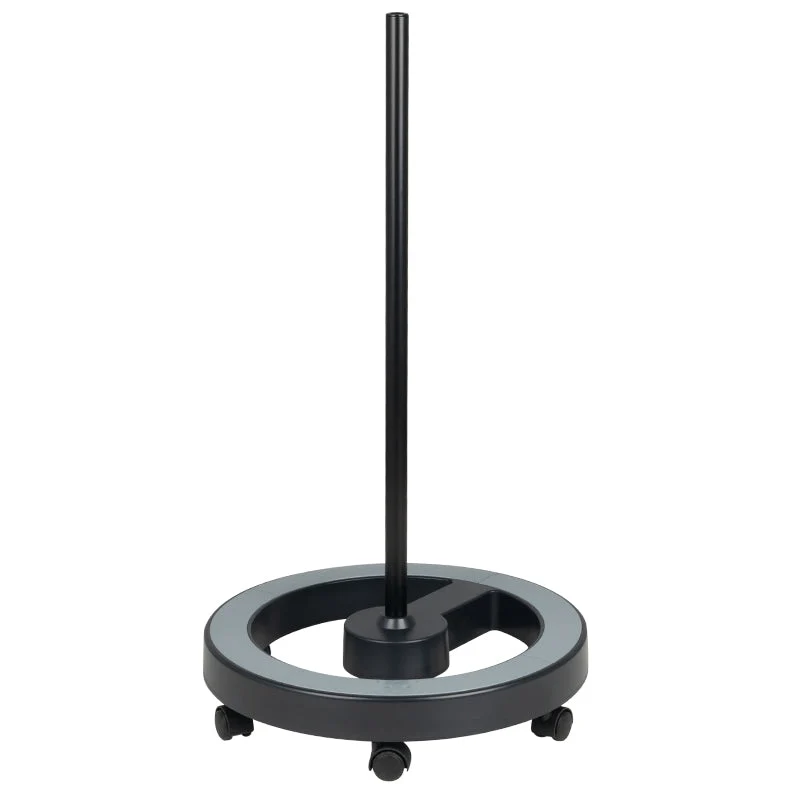 Élégant lampadaire noir