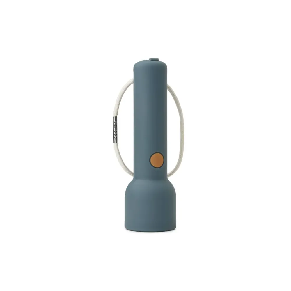 Lampe de poche Gry - Whale Blue/Almond Liewood