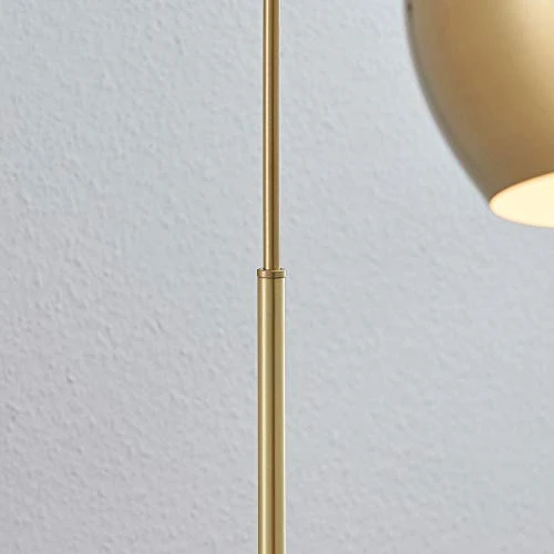 Lampadaire LED 'Moisia' en Doré en Métal e. . pour Salon & Salle à manger (1 lampe,à E27, ++) de Lindby | Lampadaire Sur P...