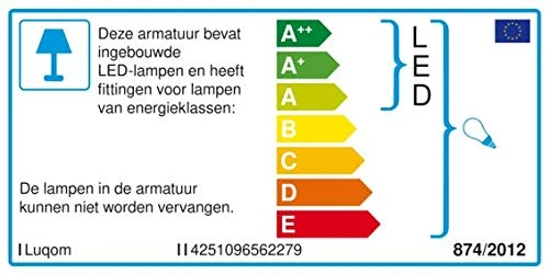 Lampadaire LED 'Moisia' en Doré en Métal e. . pour Salon & Salle à manger (1 lampe,à E27, ++) de Lindby | Lampadaire Sur P...