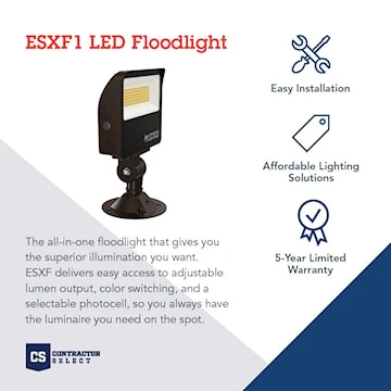 ACUITY/LITHONIA 276ALH PROJ DEL 9/19/34W 3CCT 120/277V BRAS/ETRIER / PC Lithonia Lighting