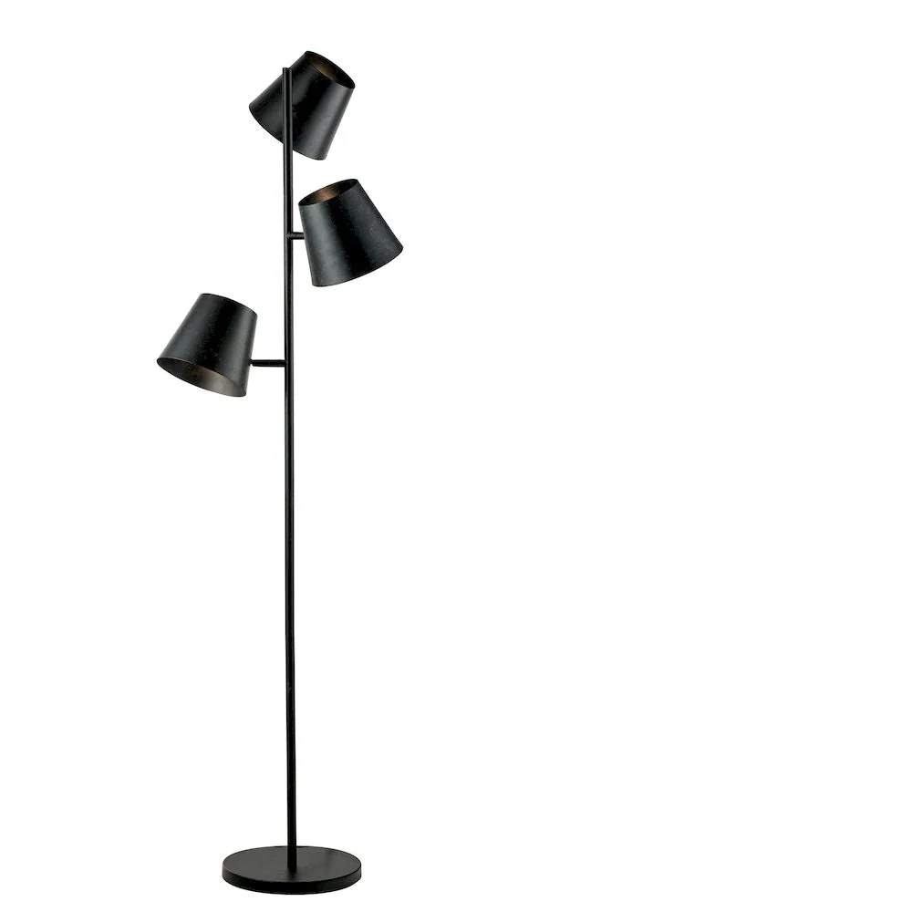 Floor lamp Luce Ambiente e Design COLT Metal E27 Grey