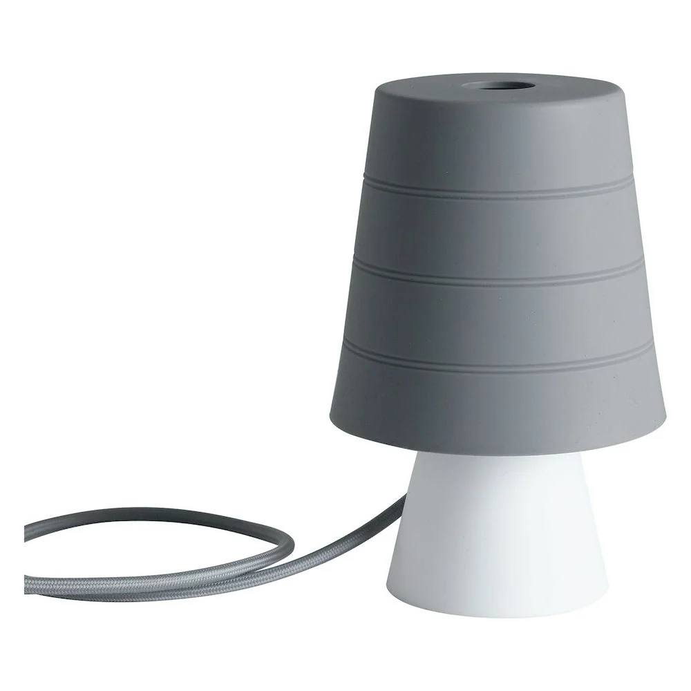 Table lamp Luce Ambiente e Design DRUM silicone E14 Orange