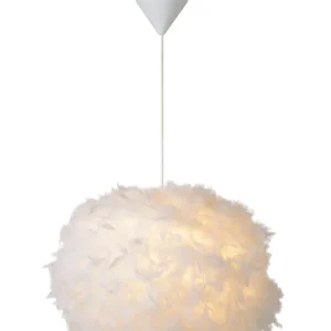 Lucide GOOSY SOFT - Suspension - Ø 50 cm - Blanc