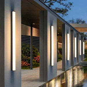 applique murale led moderne étanche pour extérieur jardin Blanc Lumeers_marketplace