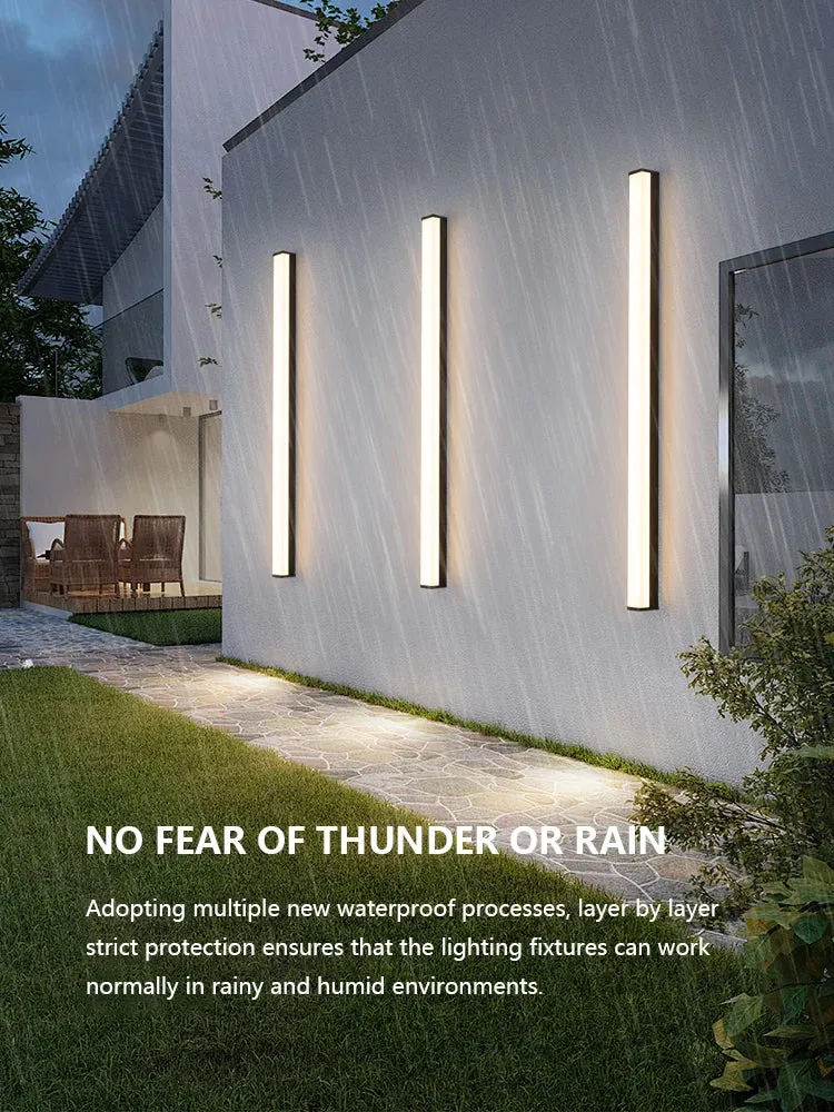 applique murale led moderne étanche pour extérieur jardin Blanc Lumeers_marketplace