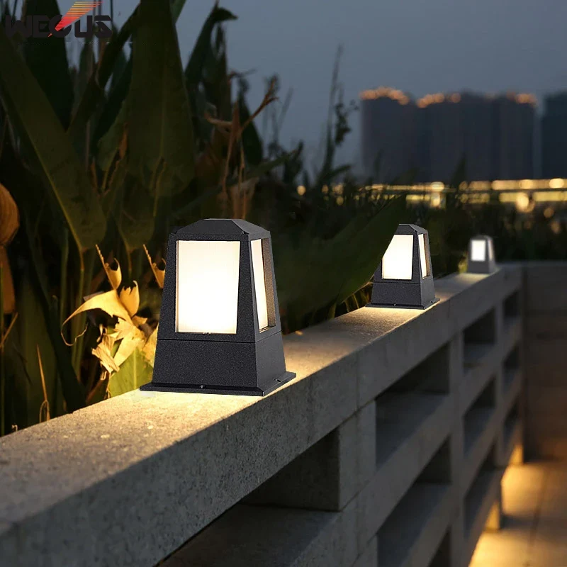 lampadaire colonne étanche pour éclairage extérieur jardin Pc Lumeers_marketplace