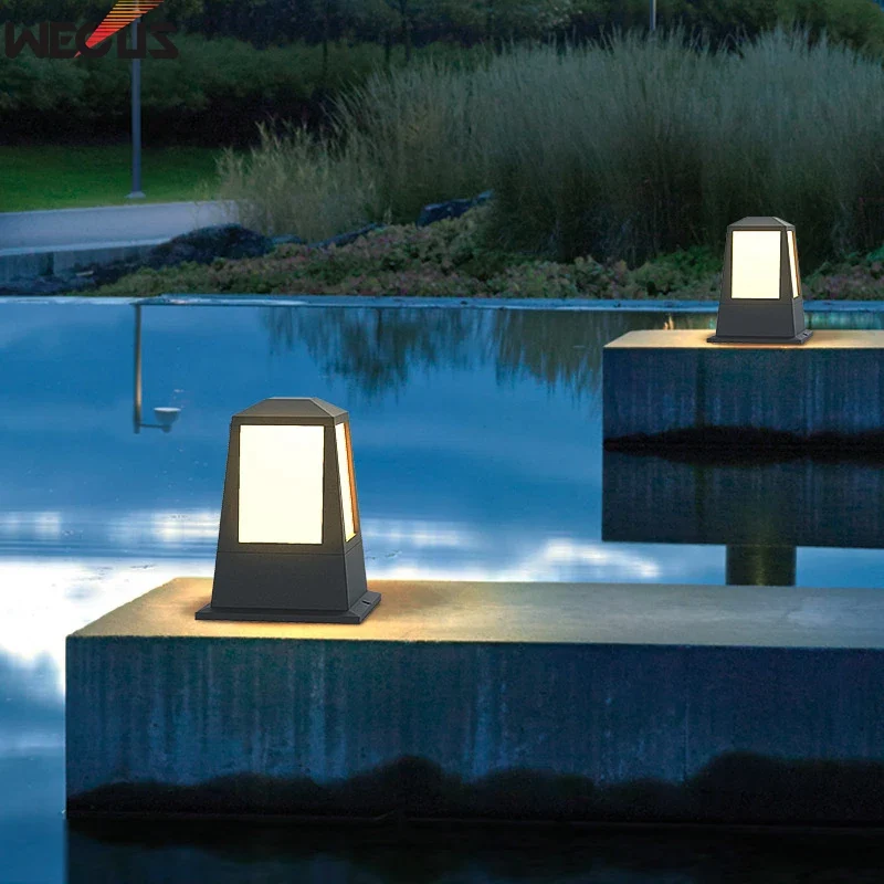 lampadaire colonne étanche pour éclairage extérieur jardin Pc Lumeers_marketplace