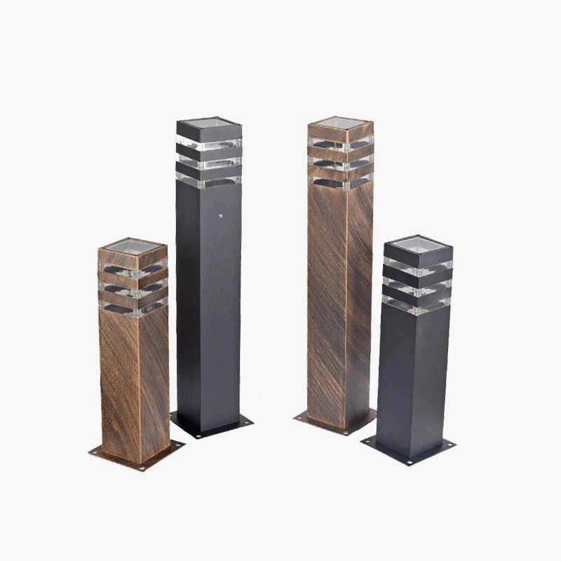 lampe led extérieure en aluminium pour jardin et éclairage de portail Lumeers_marketplace